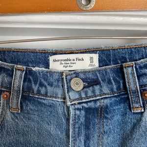 Abercrombie High Rise Jean Shorts